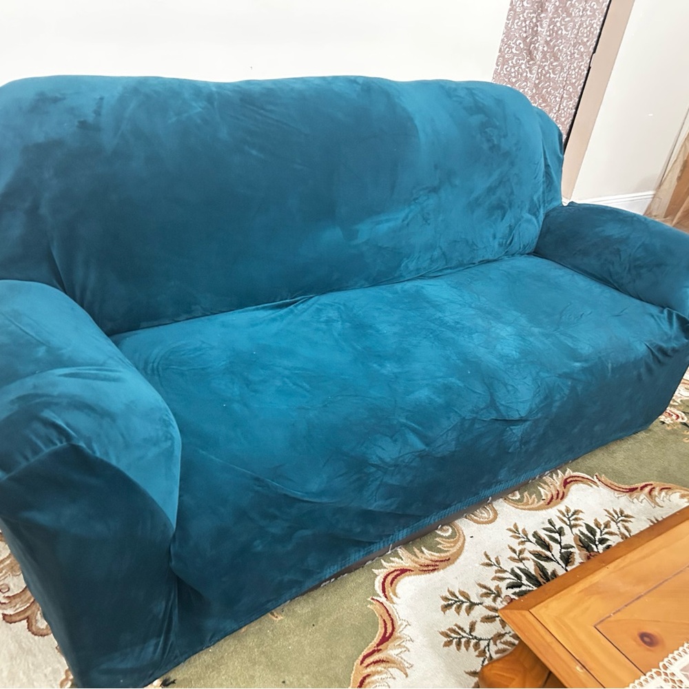 Luxurious Sofa  Teal Sofa Cover